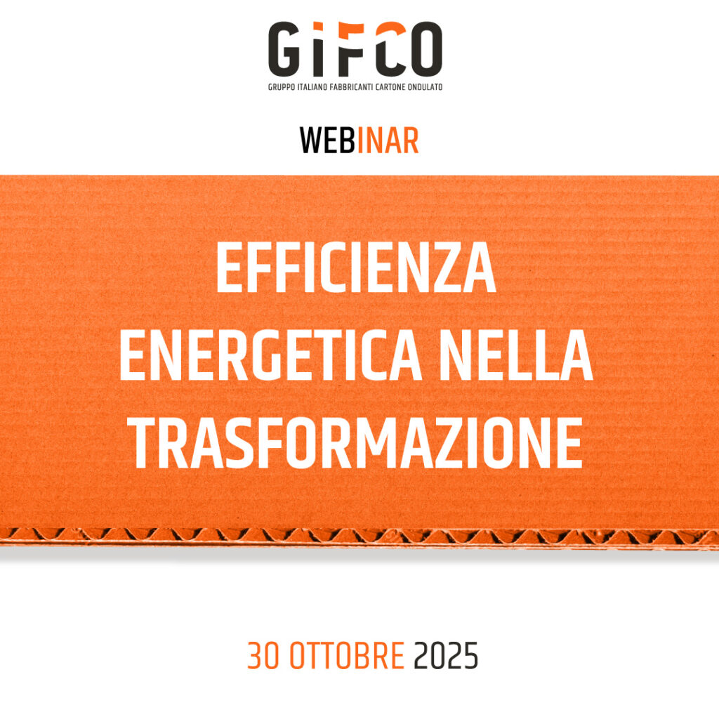Nuovo webinar GIFCO sull’efficienza energetica nella trasformazione